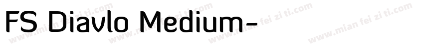 FS Diavlo Medium字体转换